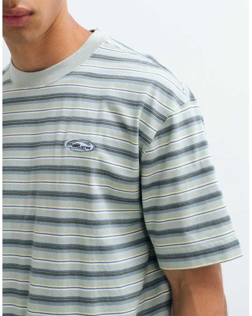 Hollister White Heavyweight Boxy T-shirt for men