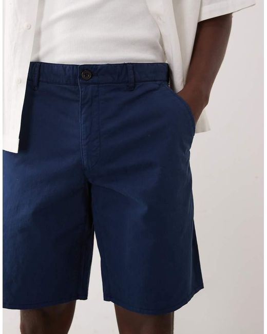 Farah Blue Hawk Chino Shorts for men
