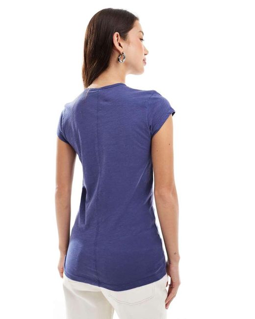Superdry Blue Athletic Essential Slub T-Shirt