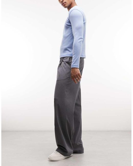 Weekday Blue Uno Loose Fit Tailored for men