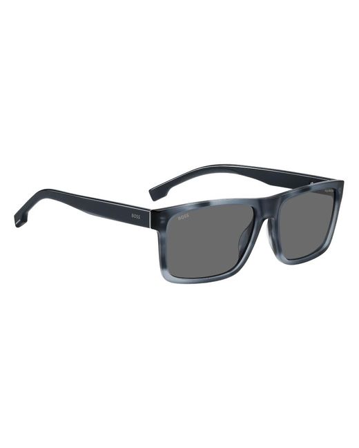 Boss Sunglasses Gray Boss Square Sunglasses for men