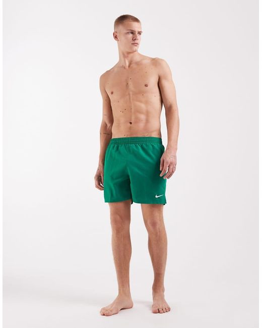 Nike Green Nike 5 Inch Volley Swim Shorts for men