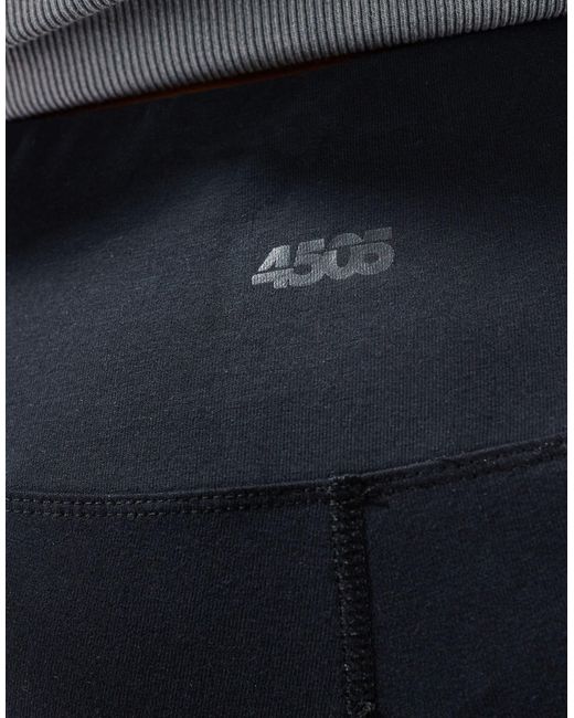 ASOS 4505 Black Curve – weiche, leicht ausgestellte leggings aus weichem stoff mit wickelbund