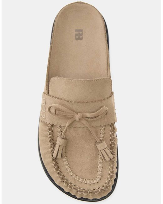 Pull&Bear White – clogs