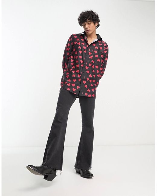 Sister Jane Red Unisex Button Up Shirt
