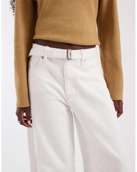 Gap Natural Horseshoe Tie Waist Jeans