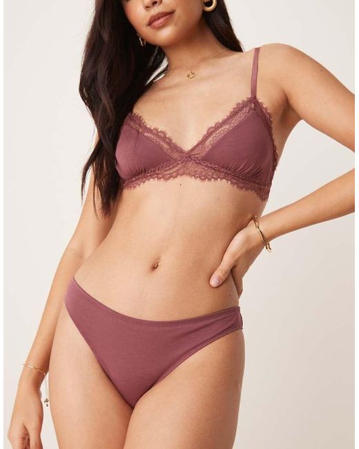 Free People Multicolor Happier Than Ever Tanga Briefs