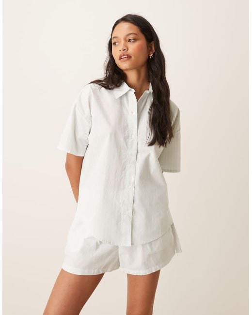 Calvin Klein White Short Set