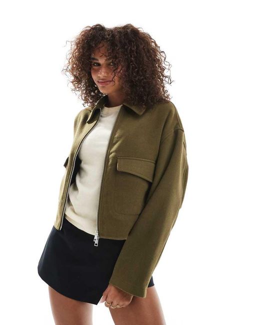 ASOS Green Clean Formal Bomber