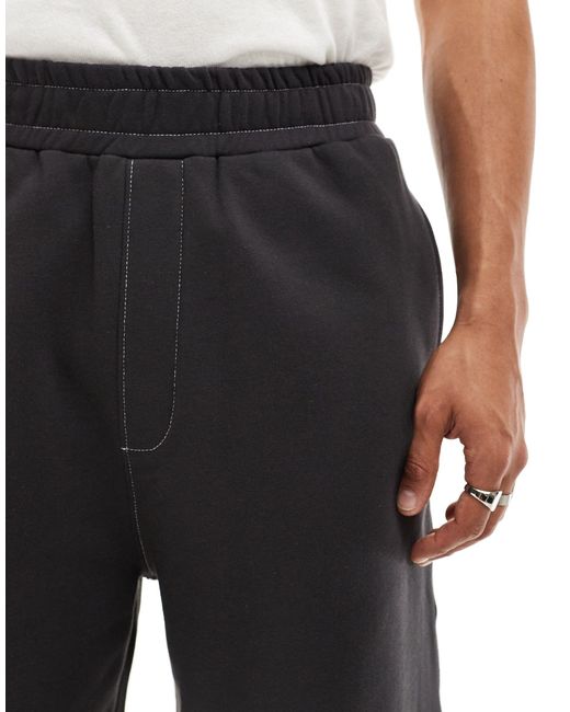 ASOS White Oversized Shorts for men