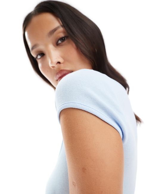 Cotton On White Cotton on – lounge-t-shirt im stil der 90er