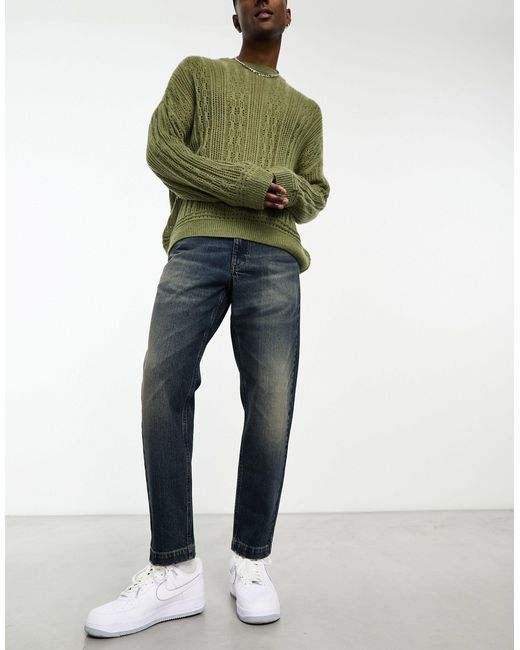 ASOS Green Classic Rigid Jeans for men