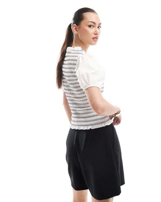 Stradivarius Black Tailored Short