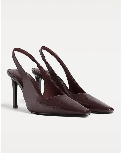 Stradivarius Brown Basic High-heel Shoes