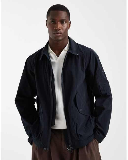 Barbour Blue Re-Engineered Endurance Zip Through Jacket for men