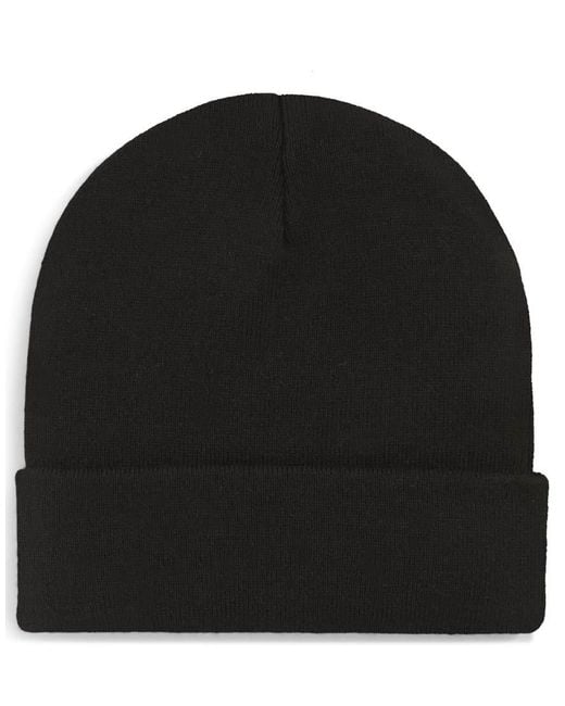 PUMA Black Wardrobe Essentials High Crown Beanie
