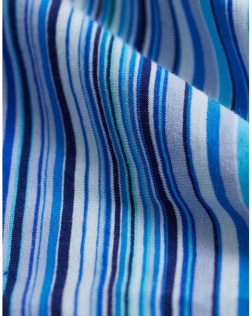 Paul Smith Blue Trunks 3 Pack With Waistband for men