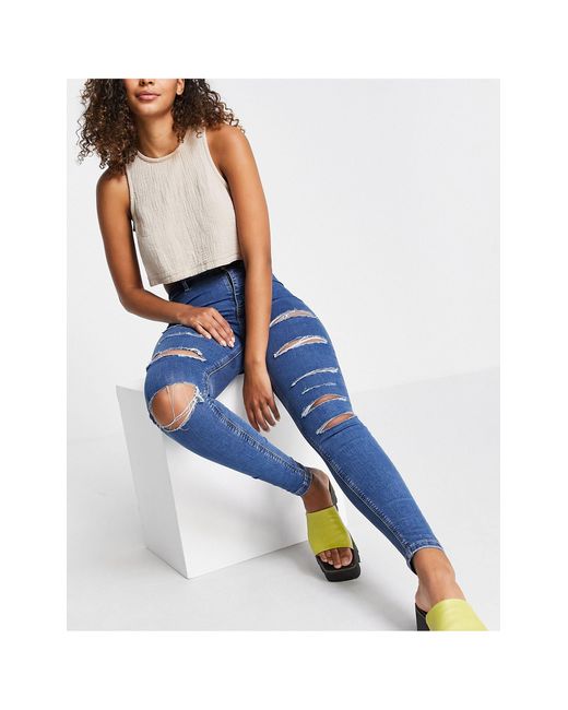 TOPSHOP Denim Recycled Cotton Blend 