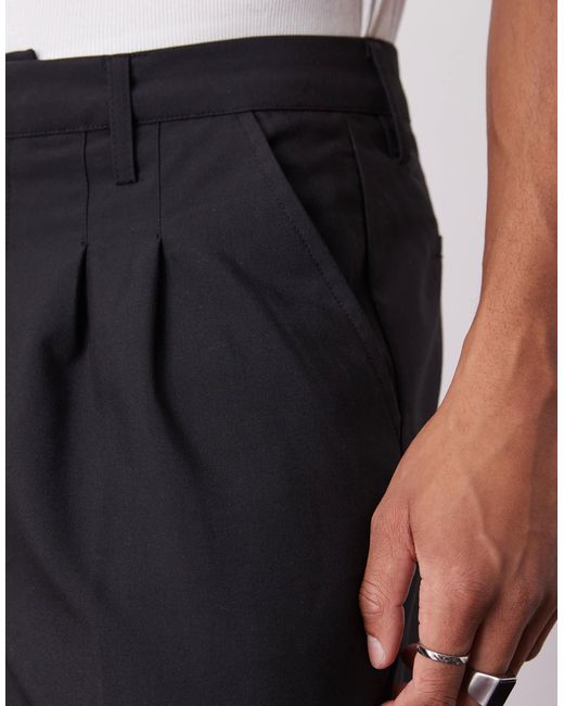 Collusion Gray Relaxed Wide Leg Tailored Trousers for men