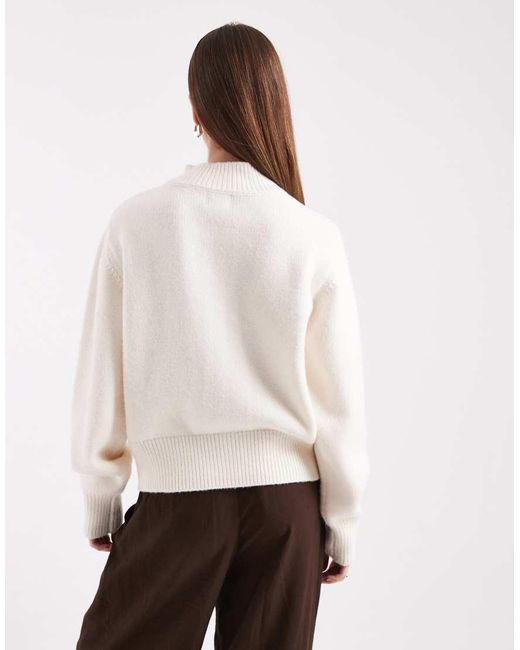 ASOS Natural High Crew Neck Cardigan