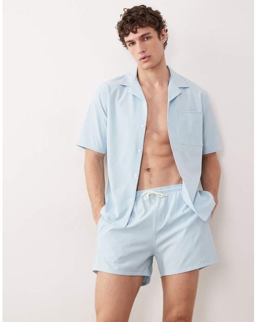 Free Society Blue Swimshort for men