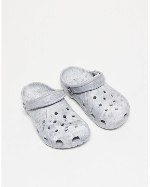 CROCSTM Gray – marmorierte clogs