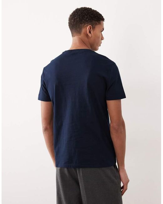 Polo Ralph Lauren Blue Ski Bear Print Custom Fit T-shirt for men