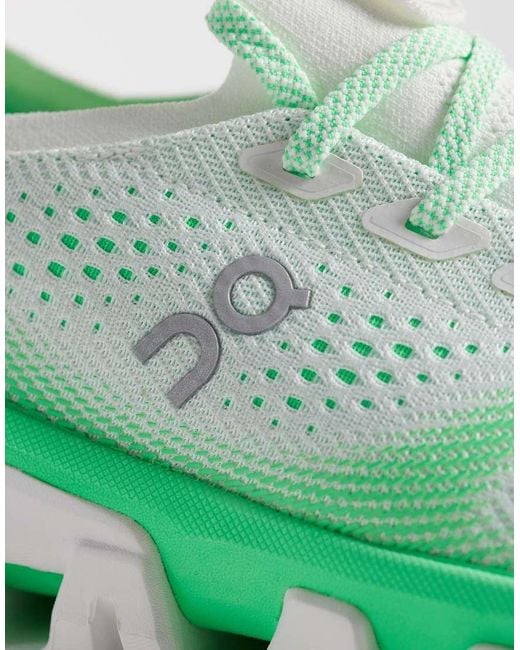 On Shoes Green Cloud X Tempo Training Trainers for men