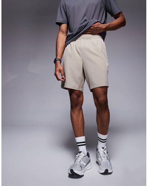 4505 Multicolor Icon 18cm Quick Dry Training Shorts With Zip Pockets for men