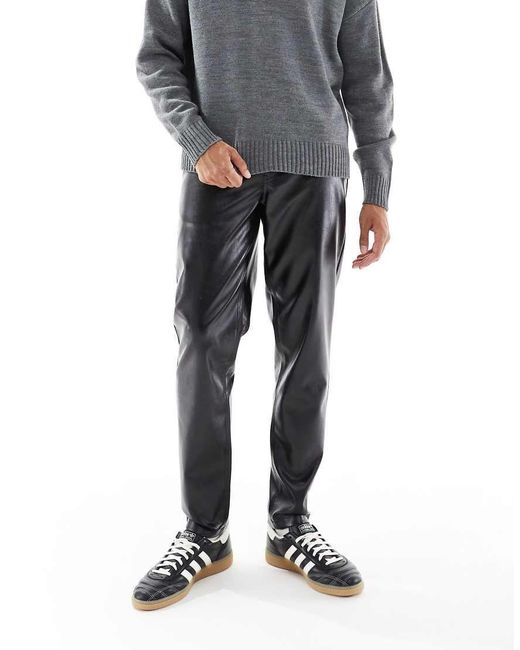 ASOS Gray Tapered Pants for men