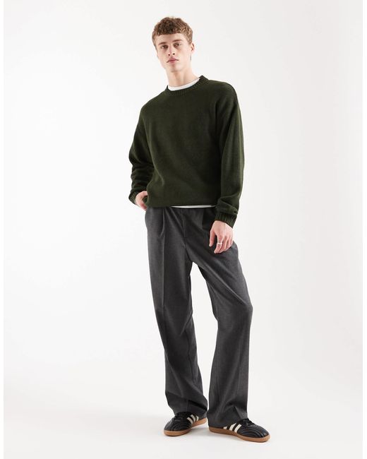 Pull ras Jack & Jones pour homme en coloris Black