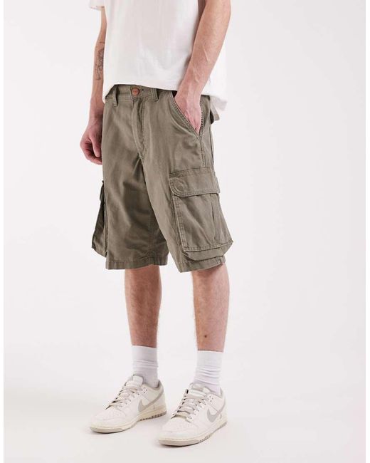 Wrangler Natural Cargo Shorts for men