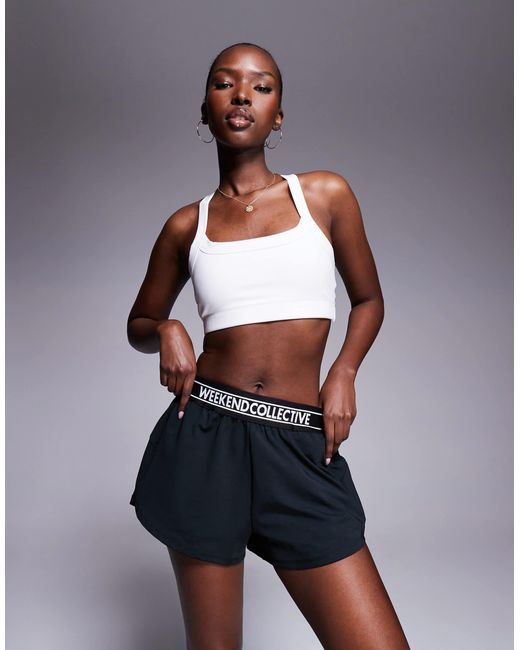 ASOS Blue Weekend Collective Runner Short
