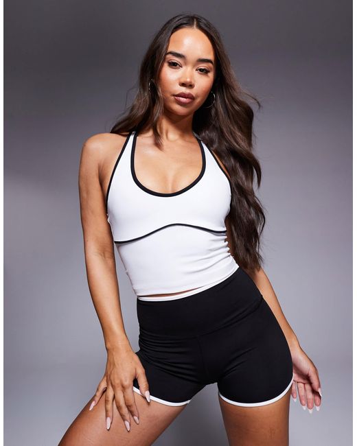 4505 Gray – tennis – trägertop