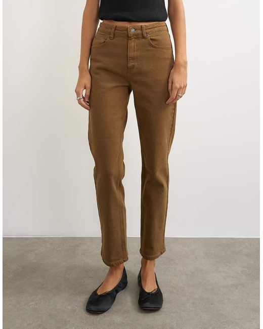 TOPSHOP Multicolor Orson Comfort Stretch Straight Leg Ankle Grazer Jean