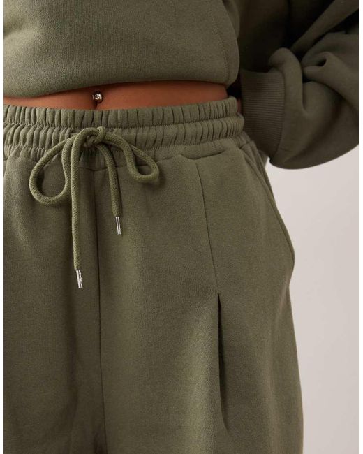 ASOS Green Barrel Leg jogger Co-ord