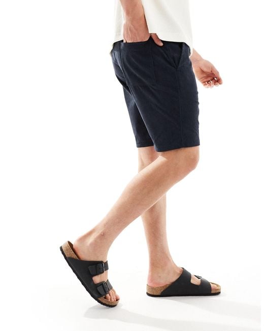 Only & Sons Blue Cord Short for men