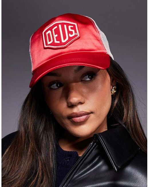 Caps Kaufen | DEUS Woven Shield Trucker cap - Black White Günstige