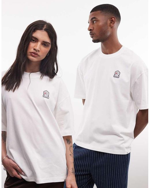 Reebok White Patch Logo T-shirt for men