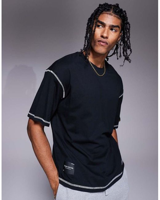 Alpha Industries T-Shirt Met Bolle Logoprint Op De Achterkant in het Blue voor heren