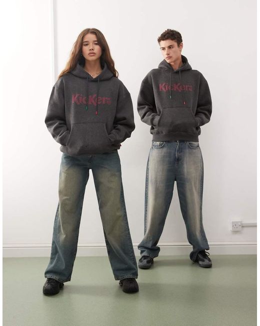 Kickers Gray Graphic Hoodie