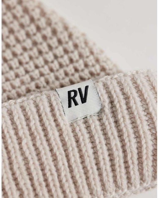 Reclaimed Vintage Natural Unisex Fisherman Beanie