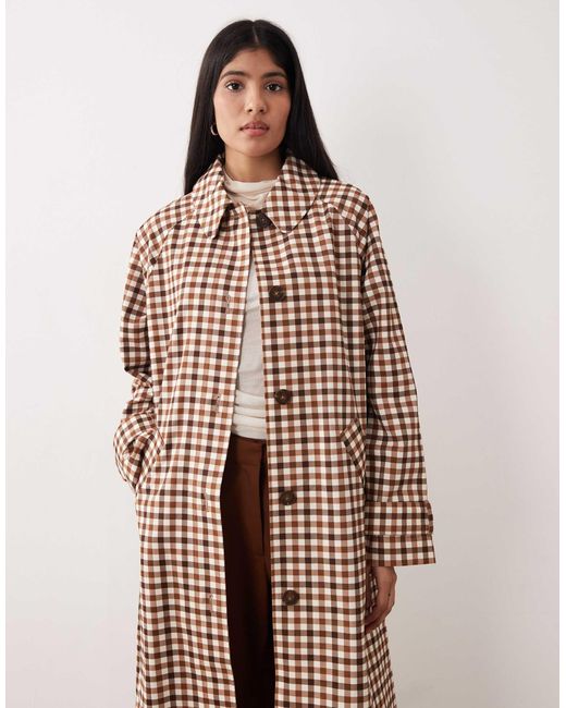 Nobody's Child Natural Longline Trench Car Coat