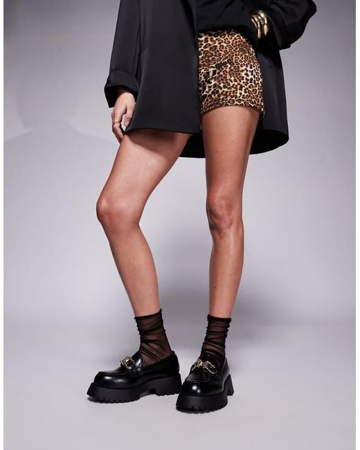 River Island Black Chunky Loafer