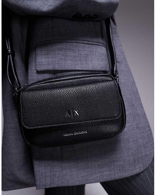ARMANI EXCHANGE Blue Logo Crossbody Bag