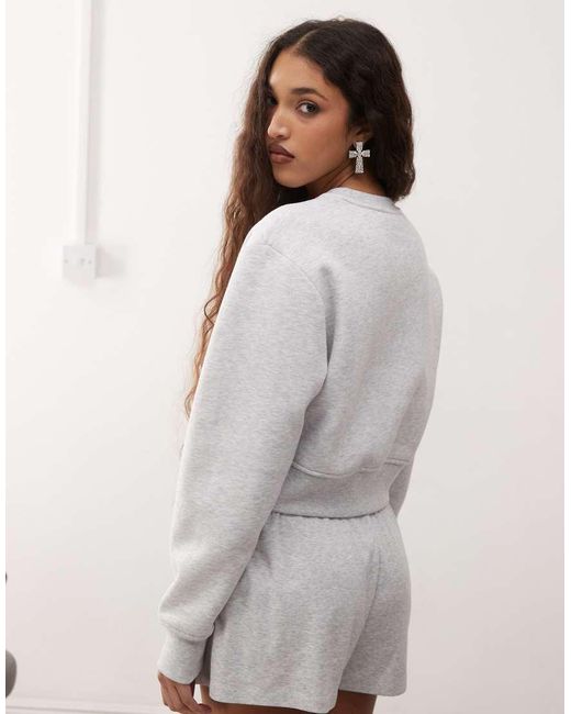 Kickers Brown Crop Sweatshirt