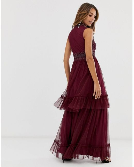 long frill frock