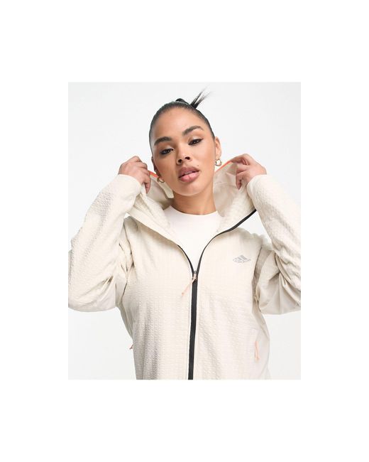 Adidas - running x-city - giacca bianca con zip di adidas Originals in  Bianco | Lyst