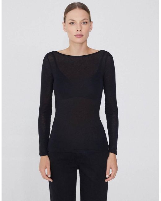 Tezenis Blue Lightweight Boat Neck Top