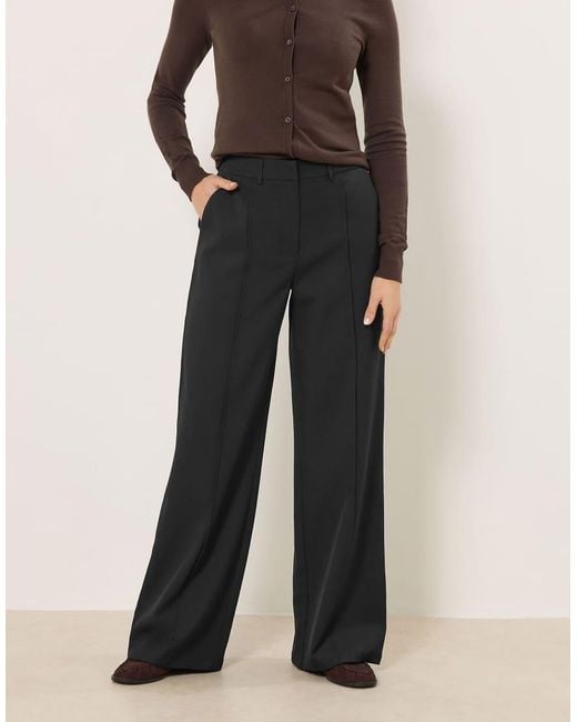 Long Tall Sally Black Formal Wide Leg Trousers
